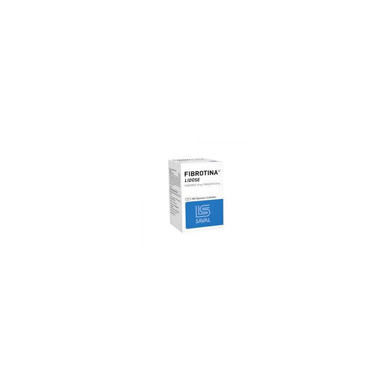 Fibrotina Lidose 160/40 mg 30 capsulas