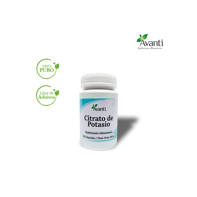 Citrato de Potasio 60 capsulas Avanti