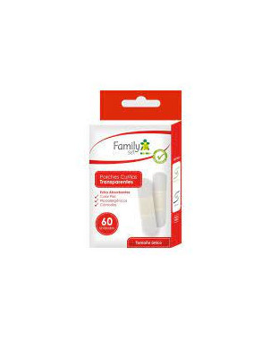 Parche Curita Transparente x 60 unidades