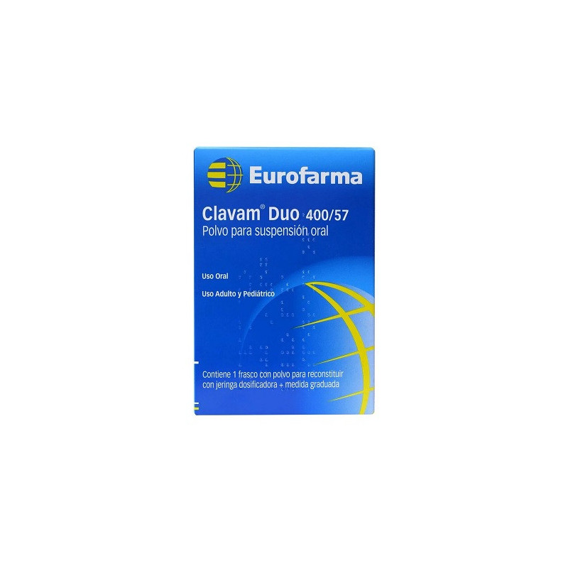 Clavam Duo 400/57 en 5 mL suspension 70 mL