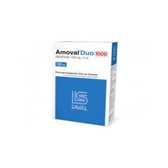 Amoval Duo 1000 1000mg/5ml 120 ml