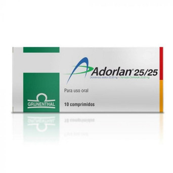 Adorlan  25/25 10 Comprimidos