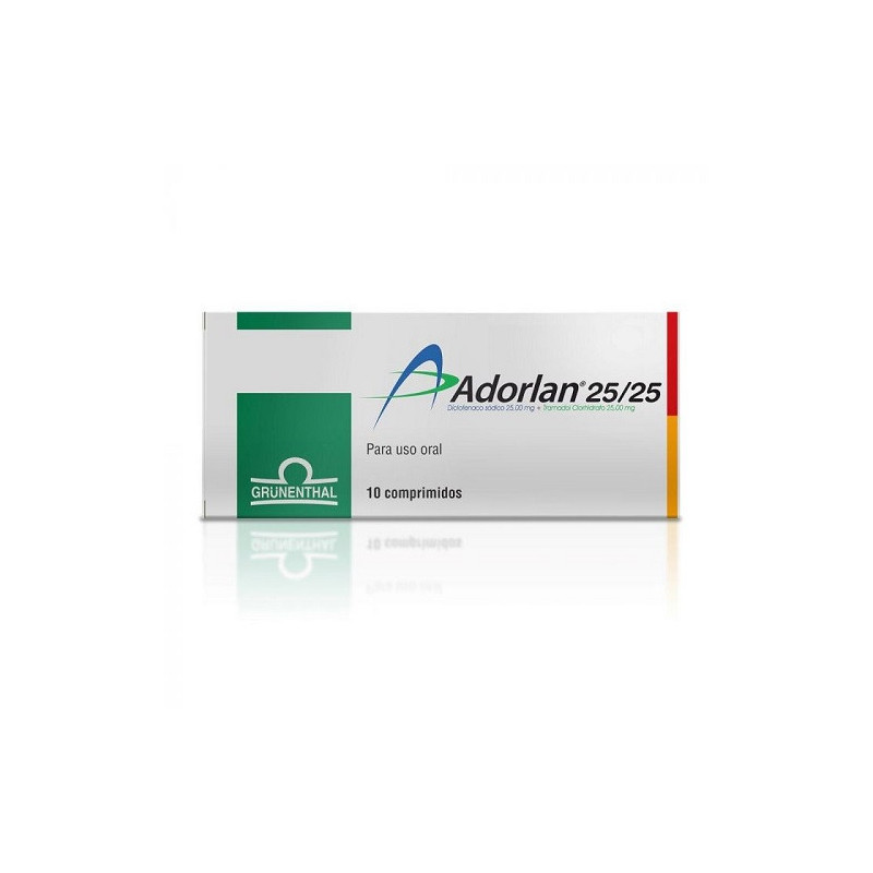 Adorlan  25/25 10 Comprimidos