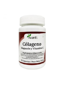 Colageno Magnesio y Vitamina C 90 caps. Avanti
