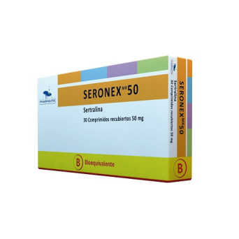Seronex 50 mg 30 comprimidos