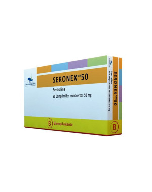Seronex 50 mg 30 comprimidos