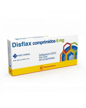 Disflax 6 mg 20 comprimidos