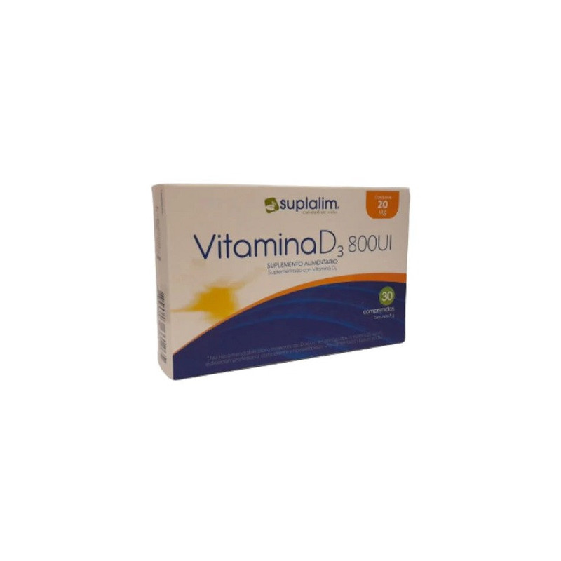 Vitamina D3 800 UI 30 comprimidos