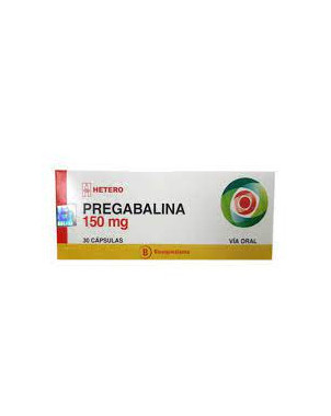 Pregabalina 150 mg x 30 cápsulas
