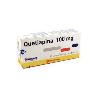 Quetiapina 100 mg x 30 comp Ascend