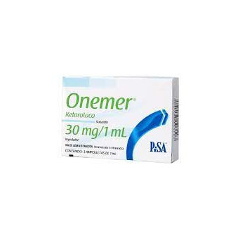 Onemer 30mg/1ml x 3 ampollas