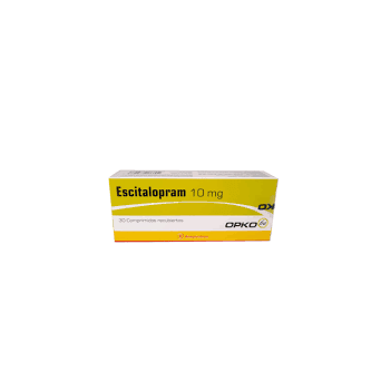 Escitalopran 10 mg  30 comp recubiertos