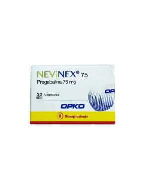 Nevinex 75 Mg 30 Capsulas