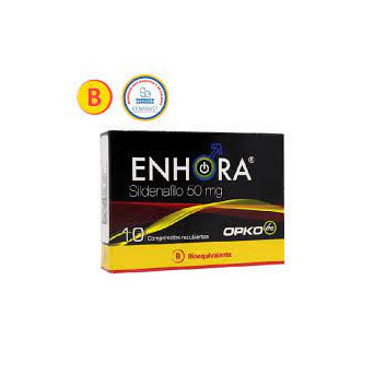 Enhora 50 mg 10 comp Sildenafil Opko