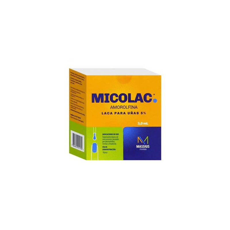 Micolac 5% 3 mL Amorolfina Laca para Uñas