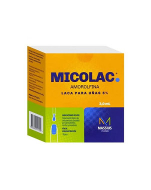 Micolac 5% 3 mL Amorolfina Laca para Uñas