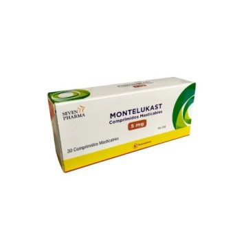 Montelukast 5 mg 30 comprimidos masticables