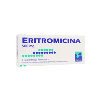 Eritromicina 500 Mg X 8 Comp Mintlab