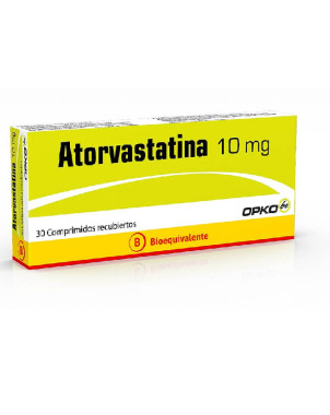 Atorvastatina 10 mg 30 comp Lab Opko