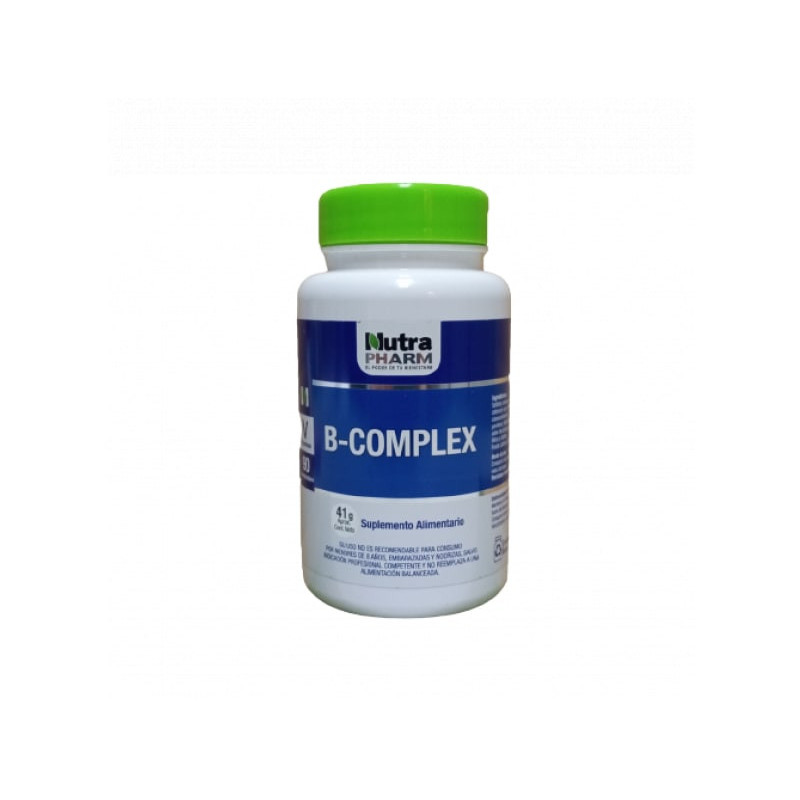 B-Complex 90 Comp Complejo B NutraPharm