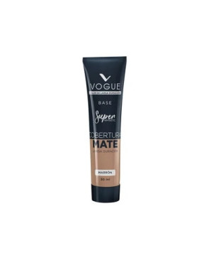 Base Cobertura Mate Larga Duracion Marron 30 Ml Vogue
