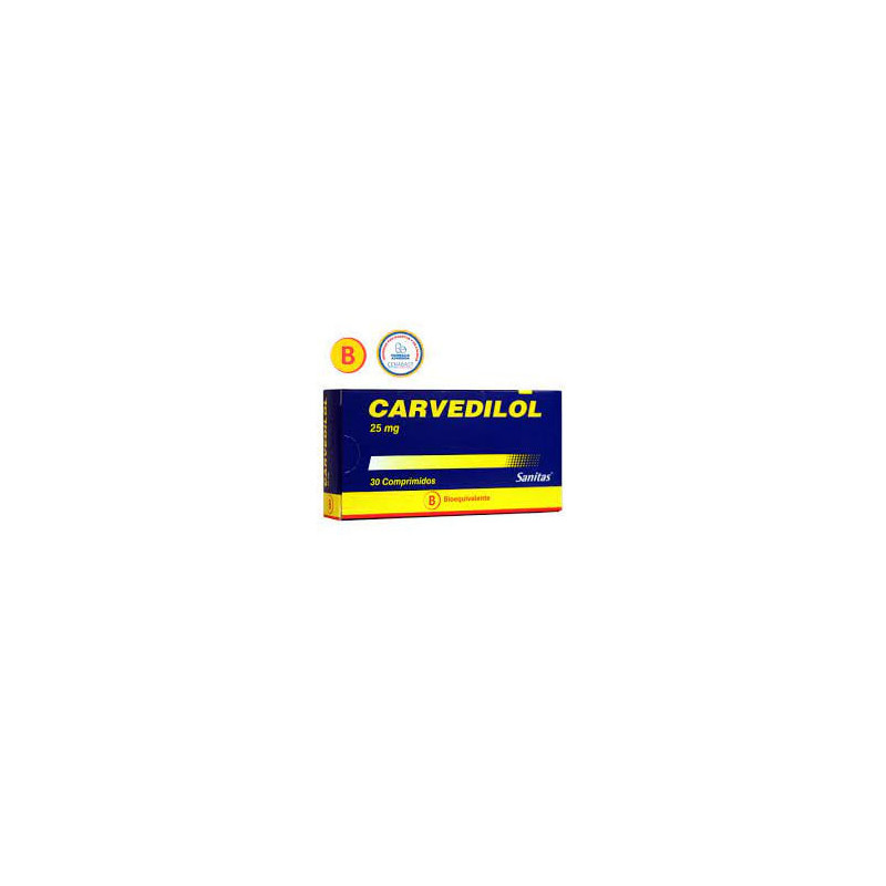 Carvedilol 25 Mg 30 Comp