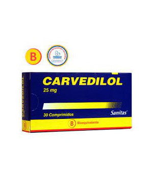 Carvedilol 25 Mg 30 Comp