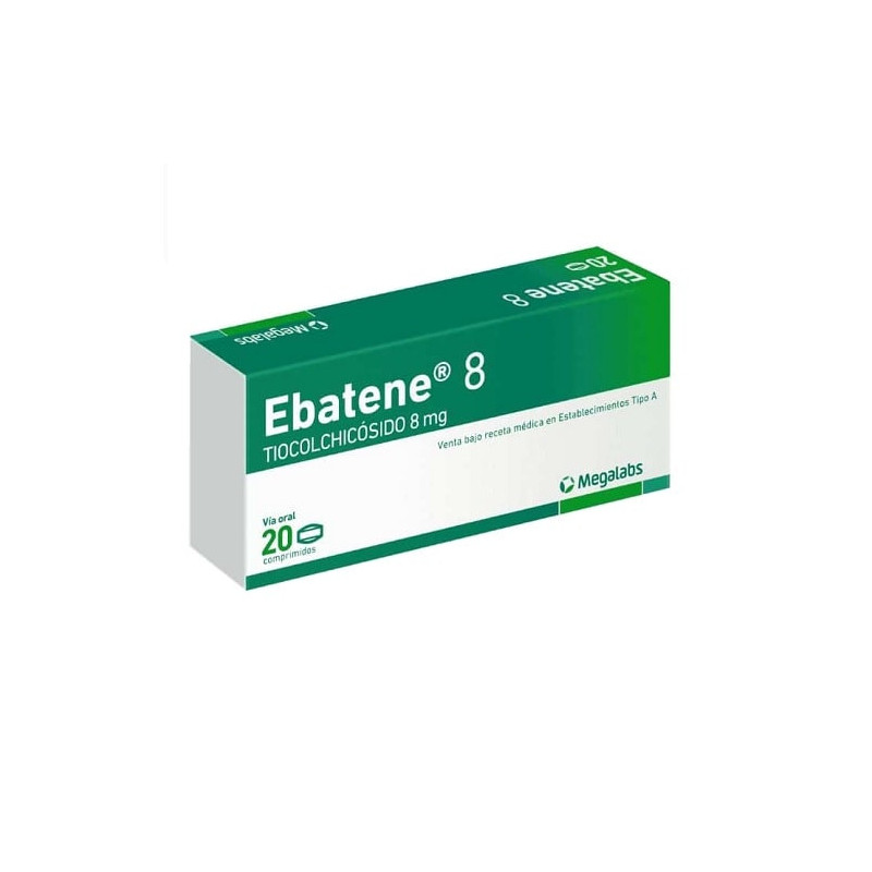 Ebatene 8 mg 20 comprimidos