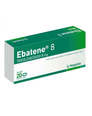 Ebatene 8 mg 20 comprimidos