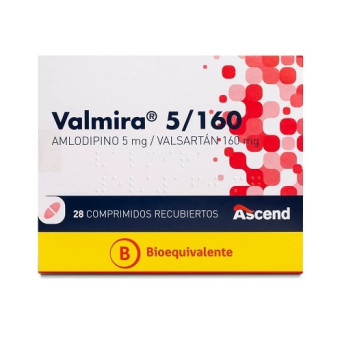 Valmira 5/160 Mg 28 comp. Recubiertos
