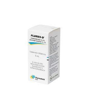 Flures D solucion oftalmico 5 mL