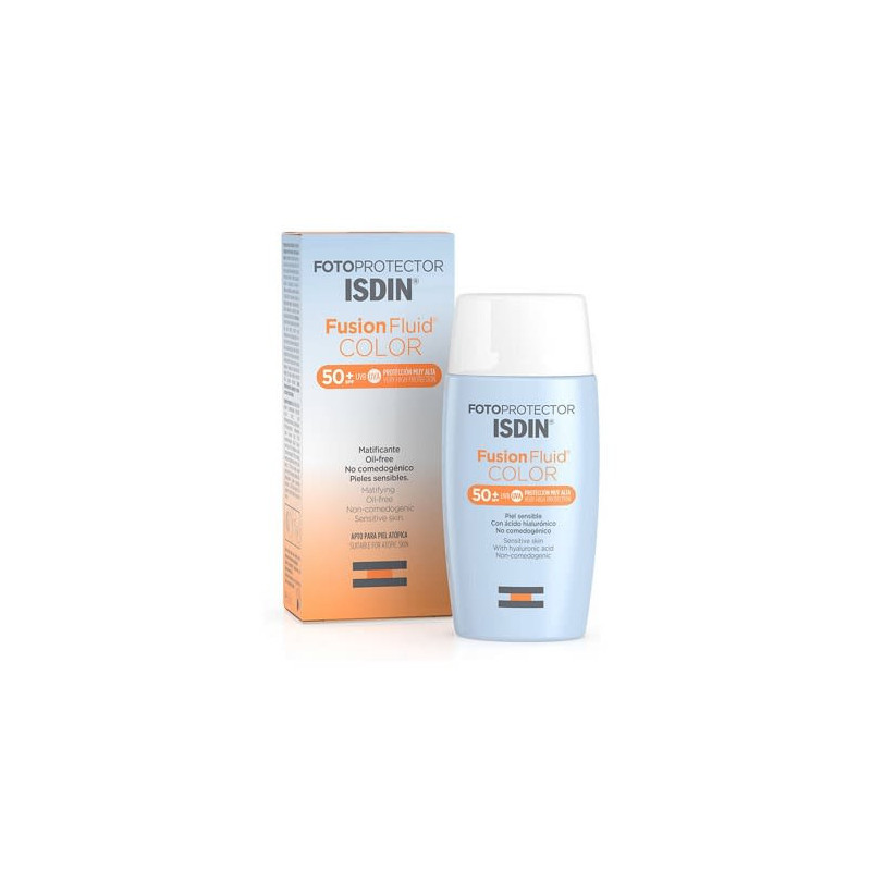 Isdin Fotoprotector Fusion Fluido Color SPF 50+ Matificante Oil Free 50 mL