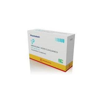 Amoxicilina + Acido Clavulanico 875mg/125mg x 14 Comprimidos recubiertos