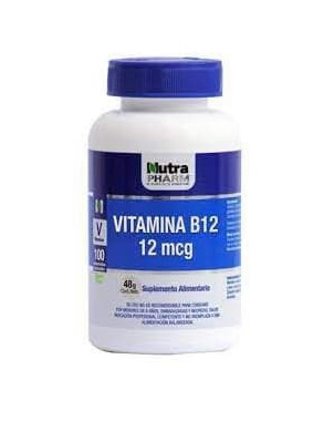 Vitamina B12 12 mcg  x 100 Comprimidos Masticables