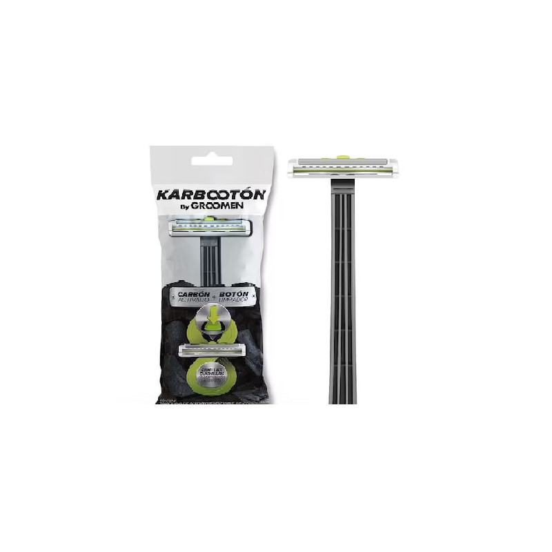 Karbooton (Carbon + Boton) Maquina de Afeitar
