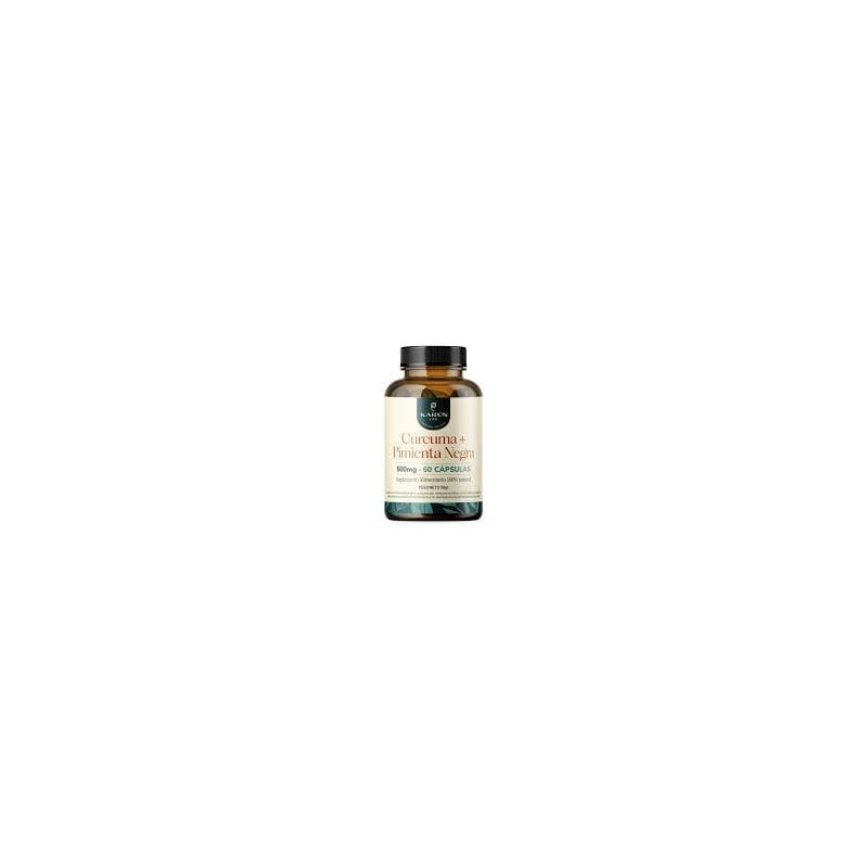 Curcuma + Pimienta Negra 500 Mg x 90 Caps Lab Karunlife