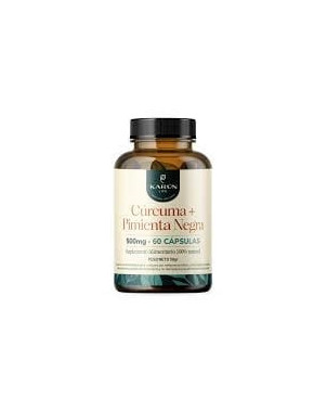 Curcuma + Pimienta Negra 500 Mg x 90 Caps Lab Karunlife