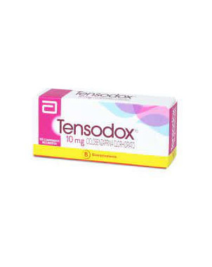 Tensodox 10 Mg 10 Comp Recubiertos Ciclobenzaprina Lab Abbott