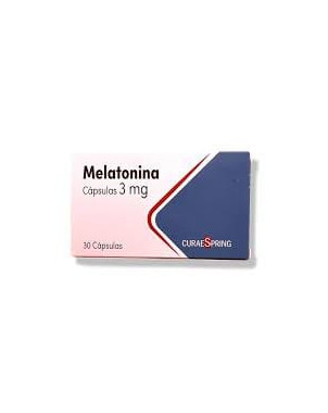 Melatonina 3 Mg 30 Capsulas Curaespring