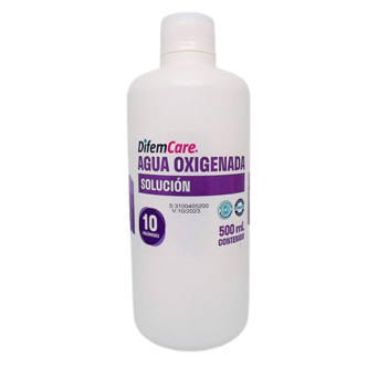 Agua Oxigenada 10 Vol. 500 Ml DifemCare