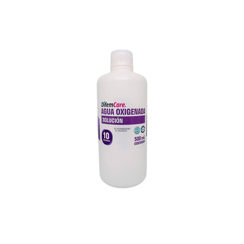 Agua Oxigenada 10 Vol. 500 Ml DifemCare