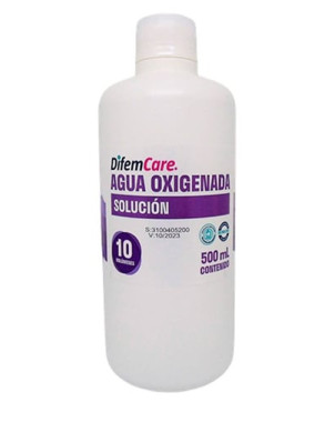 Agua Oxigenada 10 Vol. 500 Ml DifemCare