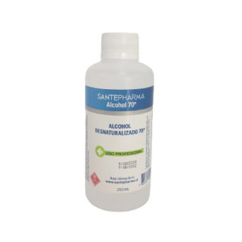 Alcohol Desnaturalizado 70° 250 Ml SantePharma
