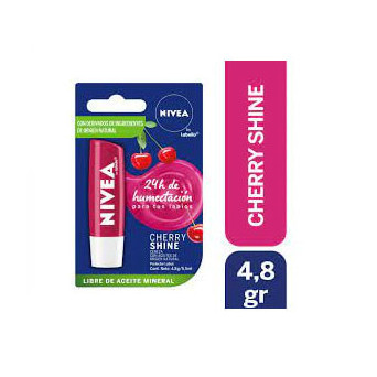 Nivea Lips Protector Labial Cherry Shine 4.8 G