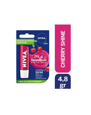 Nivea Lips Protector Labial Cherry Shine 4.8 G