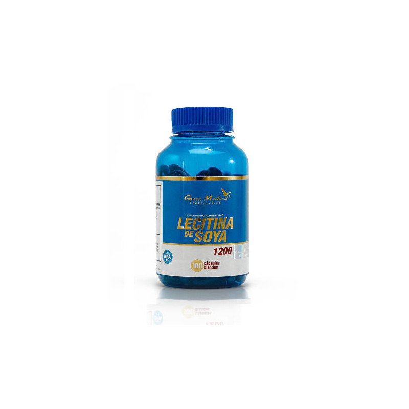 Lecitina de Soya 1200 mg. 100 cáps. bl. Green Medical