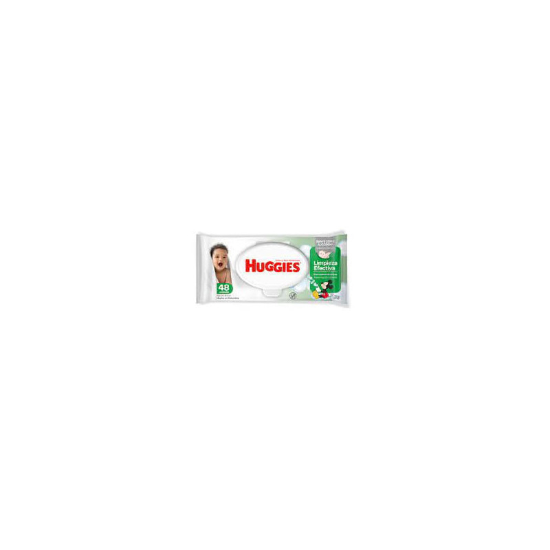 Huggies Toallitas Humedas Limpieza Efectiva x 48 Unidades