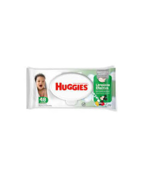 Huggies Toallitas Humedas Limpieza Efectiva x 48 Unidades