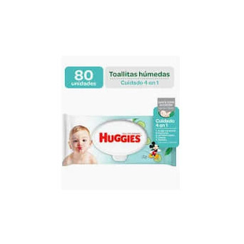 Huggies Toallitas Humedas x 80 Unidades