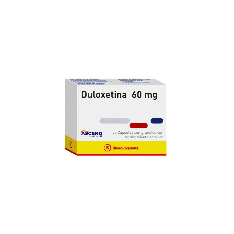 Duloxetina 60 mg 30 cápsulas Ascend